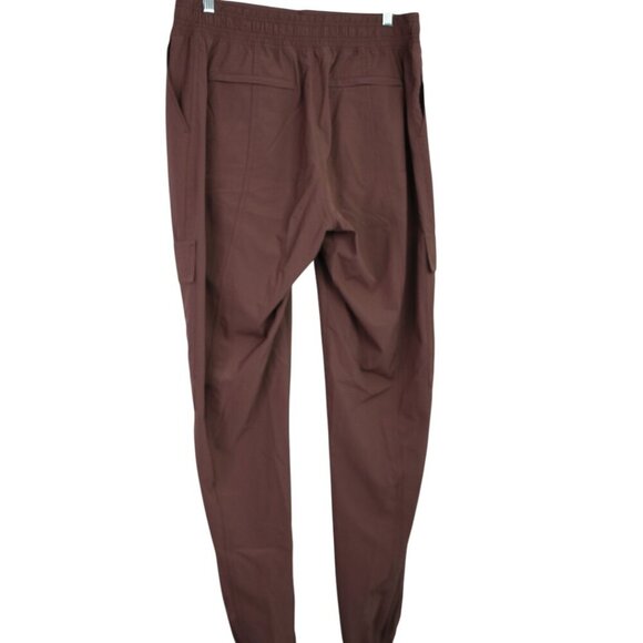 Athleta Size 10 Tall Brown Chelsea Utility Jogger Activewear Pant - Picture 6 of 10